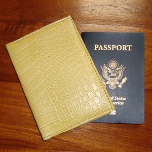 Got Wanderlust? Faux Croc/Alligator Passport Cover